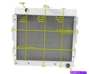 Radiator 1970 1971 1972�v���}�X�_�X�^�[ /���@���A���g4��ca���ׂẴA���~�j�E�����W�G�[�^�[ 1970 1971 1972 Plymouth Duster / Valiant 4 Row CA All Aluminum Radiator�y���s�A���i�z