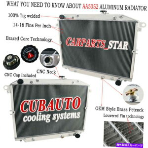 Radiator g^hN[U[HDJ100RNTXLX470 1998-2007̃JuA~jE4rowWG[^[ CUB Aluminum 4Row Radiator For Toyota LandCruiser HDJ100R Lexus LX470 1998-2007