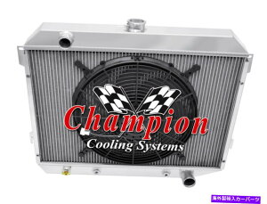 Radiator A/C�w�r�[�f���[�e�B�[DR���W�G�[�^�[�A70 -74�o���N�[�_�i�����ȃu���b�N�j1 x 16 �t�@���R���{ A/C Heavy Duty DR Radiator, 70 -74 Barracuda (Small Block) 1 x 16 Fan Combo�y���s�A���i�z