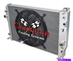 Radiator 3��RR�`�����s�I�����W�G�[�^�[W/ 16 1998 1999 Trans AM V8 ENG��CC2365�̃t�@�� 3 Row RR Champion Radiator W/ 16 Fan for 1998 1999 Trans Am V8 Eng #CC2365�y���s�A���i�z