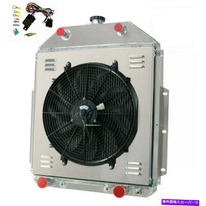Radiator 3�񃉃W�G�[�^�[�V�����E�h�t�@���L�b�g1942-1952 50 FORD F1 F2 F3�s�b�N�A�b�vFLATHEAD V8 3 Row Radiator Shroud Fan Kits For 1942-1952 50 Ford F1 F2 F3 Pickup Flathead V8�y���s�A���i�z