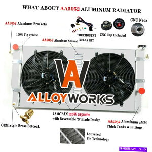 Radiator 5.9fB[[3񃉃WG[^[VEht@[1994N2002Ñ_bW2500 3500 98 5.9 Diesel 3 Row Radiator Shroud Fan Relay For 1994-2002 Dodge Ram 2500 3500 98