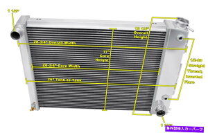 Radiator A/C�w�r�[�f���[�e�B�[1967 1968 1969 Camaro�AZ28 Champion 4 Row Core RR���W�G�[�^�[ A/C Heavy Duty 1967 1968 1969 Camaro, Z28 Champion 4 Row Core RR Radiator�y���s�A���i�z