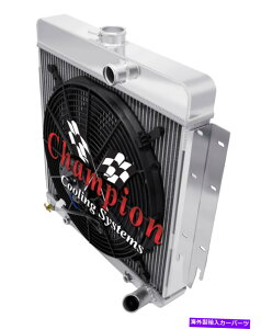 Radiator 3̊`sIWG[^[W/ 16C`t@1964_bW_[cL6GW 3 Row Discount Champion Radiator W/ 16" Fan for 1964 Dodge Dart L6 Engine
