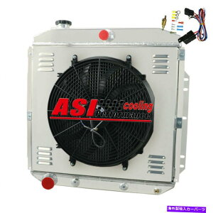 Radiator 3ROWWG[^[VEht@[1953-1956 FORD F100 F250 F350sbNAbvL6 V8 3Row Radiator Shroud Fan Relay For 1953-1956 Ford F100 F250 F350 Pickup L6 V8