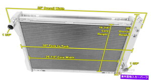 Radiator 1982-1992�V�{���[�J�}�����Ɛ�CA 4��R�A���W�G�[�^�[ 1982-1992 Chevrolet Camaro Alum CA 4 Row Core Radiator�y���s�A���i�z