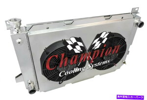 Radiator 3MN`sIWG[^[A2 12 "t@AVEh-1985-1997 Ford F -Series V8 Eng 3 Row MN Champion Radiator,2 12" Fans,Shroud - 1985 - 1997 Ford F-Series V8 Eng