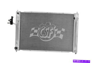 Radiator WG[^[A/CRfT[AZu-1񂷂ׂẴA~jECSF 3721 Radiator And A/C Condenser Assembly-1 Row All Aluminum CSF 3721