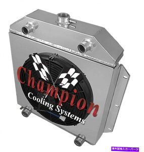 Radiator 3MN`sIWG[^[A16C`t@AVEh-1949-1953tH[hJ[tbgwbh\ 3 Row MN Champion Radiator,16" Fan,Shroud-1949-1953 Ford Cars Flathead Config