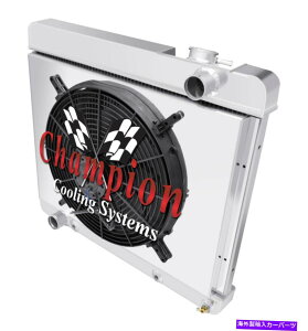 Radiator 3̃bL`sIWG[^[w/ 16 "t@ƃVEh1960N1964ÑrCbN 3 Row Rockin Champion Radiator W/ 16" Fan and Shroud for 1960 - 1964 Buick
