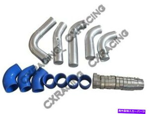 Radiator 00-07̃C^[N[[pCvzǃLbg{{P2 V70 XC70 2.4T S60-Blue Intercooler Pipe Piping Kit For 00-07 Volvo P2 V70 XC70 2.4T S60-BLUE
