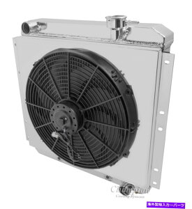 Radiator 1958-1980�g���^�����h�N���[�U�[�A���~�j�E��3�񃉃W�G�[�^�[�A�V�����E�h�A16�C���`�t�@���������[WIR 1958-1980 Toyota Land Cruiser Aluminum 3 Row Radiator,Shroud,16" Fan & Relay Wir