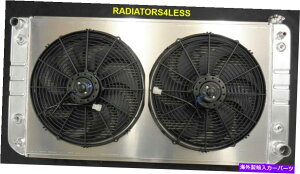 Radiator 3��A���~�j�E�����W�G�[�^�[�V�����E�h�t�@��94-00�V�{���[�g���b�NC1500 454 7.4L 19 �R�A 3 ROW ALUMINUM RADIATOR SHROUD FANS 94-00 CHEVY TRUCK C1500 454 7.4L 19 CORE�y���s�A���i�z
