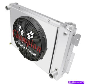 Radiator 1967 1968 1969J}X[ubNGW3SRWG[^[w/ 16 "t@ƃVEh 1967 1968 1969 Camaro Small Block Engine 3 Row SR Radiator w/ 16" Fan and Shroud