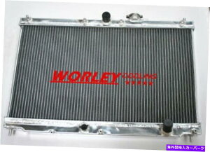 Radiator 1992-1996��2Row�A���~�j�E�����W�G�[�^�[�z���_�v�������[�hF22B MT 1993 1994 1995�}�j���A�� 2ROW ALUMINUM RADIATOR FOR 1992-1996 HONDA PRELUDE F22B MT 1993 1994 1995 MANUAL