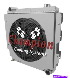 Radiator 1987-1904�W�[�v�����O���[YJ V8�G���W��4��SR���W�G�[�^�[W/ 16 �t�@���ƃV�����E�h 1987 - 1904 Jeep Wrangler YJ V8 Engine 4 Row SR Radiator w/ 16 Fan and Shroud�y���s�A���i�z