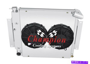 Radiator 3 row WR�`�����s�I�����W�G�[�^�[�A10 �t�@���A�V�����E�h-1971-1980 International Scout II V8 3 Row WR Champion Radiator,10 Fans,Shroud-1971-1980 International Scout II V8�y���s�A���i�z
