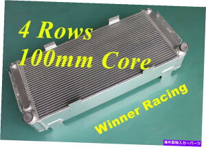 Radiator 4100mmRAWG[^[tH[hGT40 V8 1964-1969A~jE͂邩ɗDꂽp 4 Rows 100mm Core Radiator Ford GT40 V8 1964-1969 Aluminum Much Better Cooling
