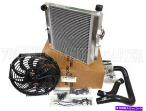 Radiator EG/ek/dc2 w/k20a/a2/a3/z1 k-swap̃t@+z[XLbg̃WG[^[khbv K-Tuned Drop In Radiator w/Fan+Hoses Kit for EG/EK/DC2 w/ K20A/A2/A3/Z1 K-Swap