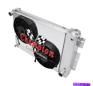 Radiator 2�s1 Atom Champion Radiator�A2 10�t�@���A�V�����E�h-1967 68 1969 Trans Am V8 Eng 2 Row 1 Atom Champion Radiator,2 10 Fans,Shroud - 1967 68 1969 Trans Am V8 Eng�y���s�A���i�z