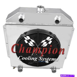 Radiator 3RN`sIWG[^[A16C`t@AVEh-1949-1953tH[hJ[tbgwbh\ 3 Row RN Champion Radiator,16" Fan,Shroud-1949-1953 Ford Cars Flathead Config