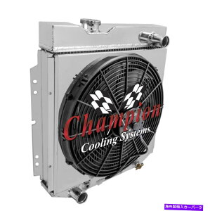 Radiator 3��QR�`�����s�I�����W�G�[�^�[W/ 16 �t�@���ƃV�����E�h1965 1966 Mustang V8 Swap 3 Row QR Champion Radiator W/ 16 Fan and Shroud for 1965 1966 Mustang V8 Swap�y���s�A���i�z