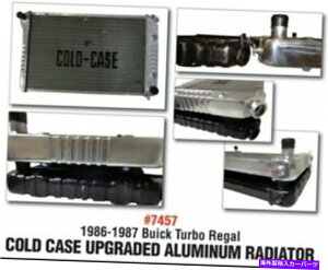 Radiator 1986-1987rCbNOhibgR[hP[XAbvO[hA~jEWG[^[7457 kpp 1986-1987 BUICK GRAND NAT'L COLD CASE UPGRADED ALUMINUM RADIATOR 7457 KPP