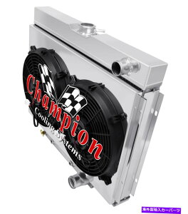 Radiator 3��̃p�t�H�[�}�����W�G�[�^�[���[�z�[�X�p�X24 �A12�t�@���A�V�����E�h-67-70����N�[�K�[XR7 3 Row Perf Radiator Lowhose Pass 24,12 Fans,Shroud - 67-70 Mercury Cougar XR7�y���s�A���i�z