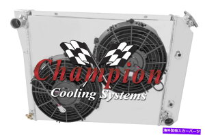 Radiator 2�s1�u�G�[�X���W�G�[�^�[20�v�A10 �t�@���A�V�����E�h1970-1976�|���e�B�A�b�N�g�����XAM L6 Eng 2 Row 1 Ace Radiator 20,10 Fans,Shroud 1970 - 1976 Pontiac Trans Am L6 Eng�y���s�A���i�z