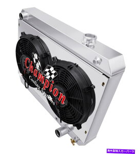 Radiator 3���SR���W�G�[�^�[�A12 �t�@���A�V�����E�h-1963-1965�V�{���[�V�F�r�[II�m���@�t�@�N�g���[v8 3 Row SR Radiator,12 Fans,Shroud-1963-1965 Chevy Chevy II Nova Factory V8�y���s�A���i�z