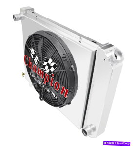Radiator 3SR`sIWG[^[20 "A16"t@A1968N1987ÑVEhi}jAgXj 3 Row SR Champion Radiator 20",16" Fan,Shroud for 1968 - 1987 GM (Manual Trans)