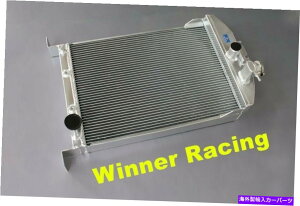 Radiator �t�H�[�h�J�[�̃A���~�j�E�����W�G�[�^�[33-34;�g���b�N/�s�b�N�A�b�v33-35 W/Chevy 350 V8�G���W�� aluminum radiator for Ford car 33-34;truck/pickup 33-35 w/chevy 350 V8 engine�y���s�A���i�z