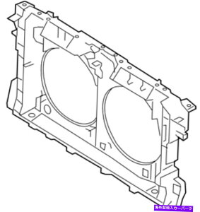 Radiator ���Y�ő參���ȃ��W�G�[�^�[�T�|�[�g�p�l���i13-21�jOEM 62500-3TA0B NISSAN MAXIMA GENUINE Radiator Support Panel (13-21) OEM 62500-3TA0B�y���s�A���i�z