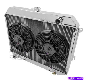 Radiator 1968 69 70 71 72 PLYMOUTHGTX 3 ROW CHAMPION ALUM RADIATOR�t�@���R���{ 1968 69 70 71 72 Plymouth GTX 3 Row Champion Alum Radiator Fan Combo�y���s�A���i�z