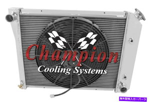 Radiator 3��BC���W�G�[�^�[20 �A16�t�@��1970-1976�|���e�B�A�b�N�t�@�C�A�o�[�h /�g�����XAM L6 Eng 3 Row BC Radiator 20,16 Fan for 1970 - 1976 Pontiac Firebird / Trans Am L6 Eng�y���s�A���i�z