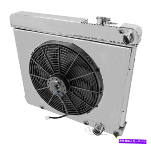 Radiator 1963-1966 Chevy C10�g���b�NLS�X���b�v3�񃉃W�G�[�^�[�A�V�����E�h�A�t�@���R���{ 1963-1966 Chevy C10 Truck LS Swap 3-Row Radiator, Shroud, Fan Combo�y���s�A���i�z