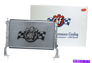Radiator CSF 2�񍂐��\�A���~�j�E�����[�V���O���W�G�[�^�[�t�H�[�h15-19�}�X�^���O2.3L CSF 2 Row High Performance Aluminum Racing Radiator for Ford 15-19 Mustang 2.3L�y���s�A���i�z