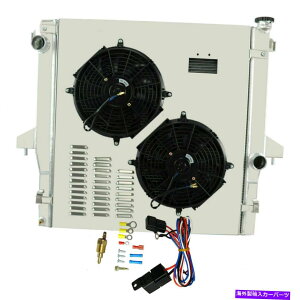 Radiator 2003�N����2009�N�̃_�b�WRAM 2500 3500�V���[�V�L���u5.9/6.7L��4��̃��W�G�[�^�[�V�����E�h�t�@�� 4 Row Radiator Shroud Fan for 2003-2009 Dodge Ram 2500 3500 Chassis Cab 5.9/6.7L�y���s�A���i�z