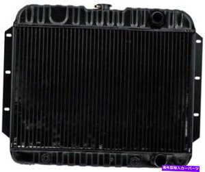Radiator 61-63tTCY̏ȃubN283/327 w/at-WG[^[3^J/RA 61-63 Full-Size Small Block 283/327 W/ AT - Radiator 3 Row Brass/Copper Core