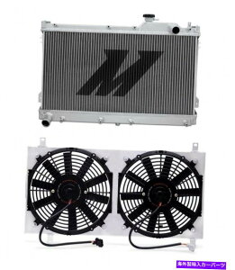 Radiator Mishimoto 90-97 Mazda Miata 1.6L 1.8L�A���~�j�E�����[�V���O���W�G�[�^�[ +�t�@���V�����E�h�L�b�g MISHIMOTO 90-97 MAZDA MIATA 1.6L 1.8L ALUMINUM RACING RADIATOR + FAN SHROUD KIT�y���s�A���i�z