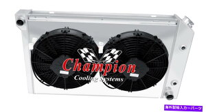 Radiator 3ROW AAR���W�G�[�^�[�A13�C���`�^�[�{�T���[�Y�t�@���A�V�����E�h-82-87BUICK���[�K���O�����h�i�V���i��V6 3Row AAR Radiator,13 TurboSeries Fans,Shroud-82-87Buick Regal Grand National V6�y���s�A���i�z