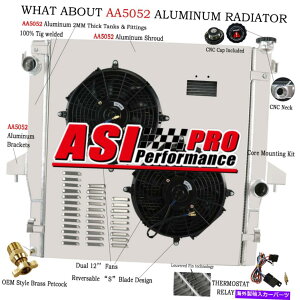 Radiator 4񃉃WG[^[VEht@tBbg2003-2009_bWRAM 2500 3500 5.9L 6.7LJ~Y 4 Rows Radiator Shroud fan fit 2003-2009 Dodge Ram 2500 3500 5.9L 6.7L Cummins