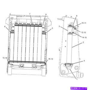 Radiator 1634064 Caterpillar D7RAD8RAD8R II w/3406GW̃WG[^[ƂẴRA 1634064 Core As Radiator for Caterpillar D7R, D8R, D8R II W/3406 Engine