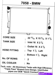 Radiator CSF 00-06BMW M3iE46jgvpXWG[^[-7058ɓK܂ CSF 00-06 fits BMW M3 (E46) Triple Pass Radiator - 7058