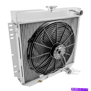 Radiator 1967 1968�}�X�^���O�N�[�K�[4���E�`�����s�I���A���}���W�G�[�^�[�t�@���R���{ 1967 1968 Mustang Cougar 4 Row Champion Alum Radiator Fan Combo�y���s�A���i�z