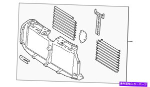 Radiator �{���̃t�H�[�hF-150�A�b�p�[���W�G�[�^�[�O�����G�A�V���b�^�[�R���g���[���A�Z���u��JL3Z8475D Genuine Ford F-150 Upper Radiator Grille Air Shutter Control Assembly JL3Z8475D�y���s�A���i�z