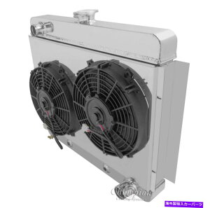 Radiator B�V���[�Y�����o�����W�G�[�^�[�A�V�����E�h�A2-10 �t�@���������[�A�`�����s�I���A���~�j�E��3�� B Series Ram Van Radiator, Shroud, 2-10 Fans & Relay, Champion Aluminum 3 Row�y���s�A���i�z