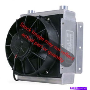 Radiator Derale Fluid Cooler and Fan�A12-3/8 x 11-7/8 x 8-1/2�C���`�A�`���[�u�^�C�v�i65861�j Derale Fluid Cooler and Fan, 12-3/8 x 11-7/8 x 8-1/2 in, Tube Type (65861)�y���s�A���i�z