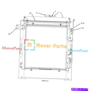 Radiator Caterpillar Cat 311c 312cGW3064p̐^NWG[^[196-8031 Water Tank Radiator 196-8031 for Caterpillar CAT 311C 312C Engine 3064