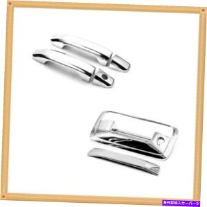 N[Jo[ Chrome Tailgate W/OJz[+2014-2018 GMC Sierra 2DR̃hAnhJo[ Chrome Tailgate W/O Camera Hole+Door Handle Covers For 2014-2018 GMC Sierra 2DR